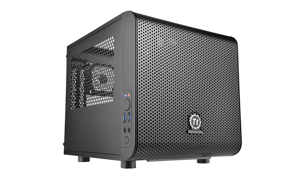 Thermaltake Core V1 Cube Case schwarz Mini ITX, schwarz