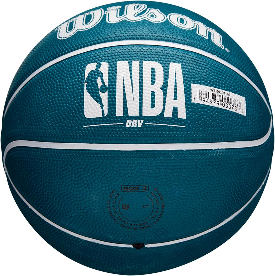 WILSON NBA DRV Serie Basketbälle für Innen- und Aussenbereich Blau Mini - 22", Blau Mini - 22"