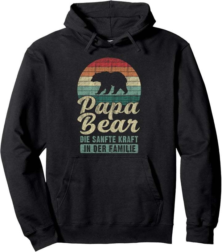 Papa Bear, Spruch für Papa, Vatertag, Bär Pullover Hoodie