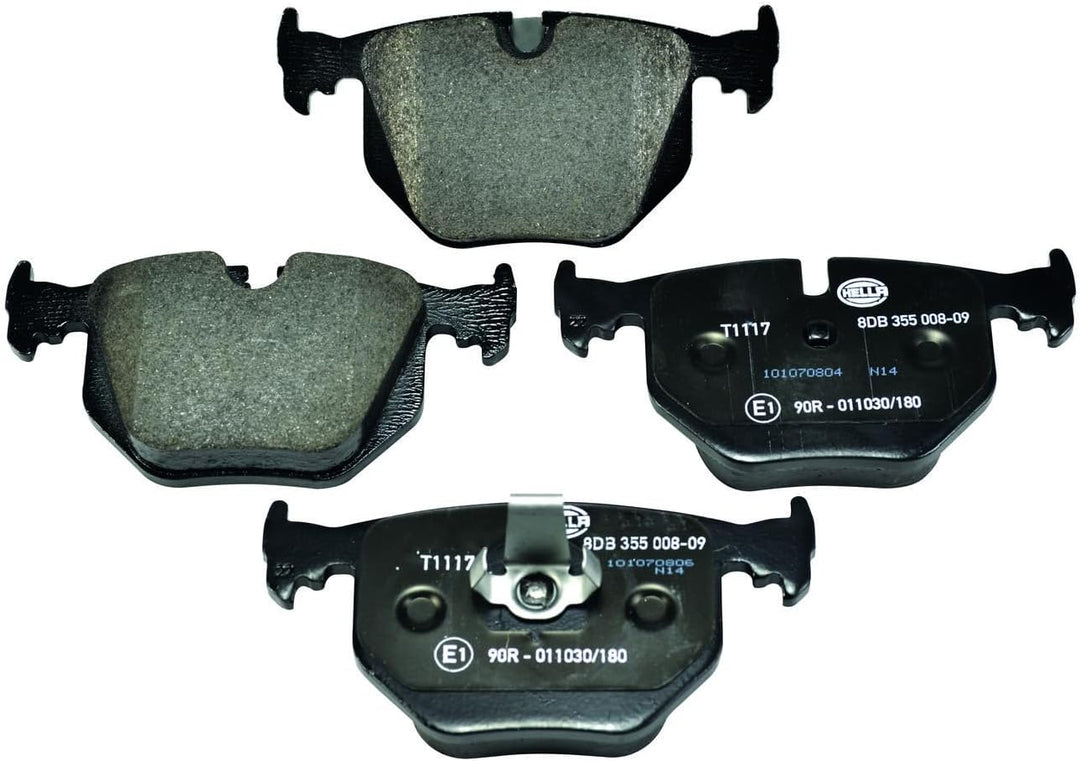 HELLA PAGID 8DB 355 008-091 Bremsbelagsatz - T1117 - Dicke/Stärke: 17.2mm - Bremssystem: Teves - für