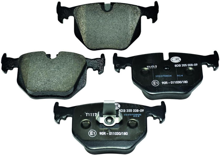 HELLA PAGID 8DB 355 008-091 Bremsbelagsatz - T1117 - Dicke/Stärke: 17.2mm - Bremssystem: Teves - für