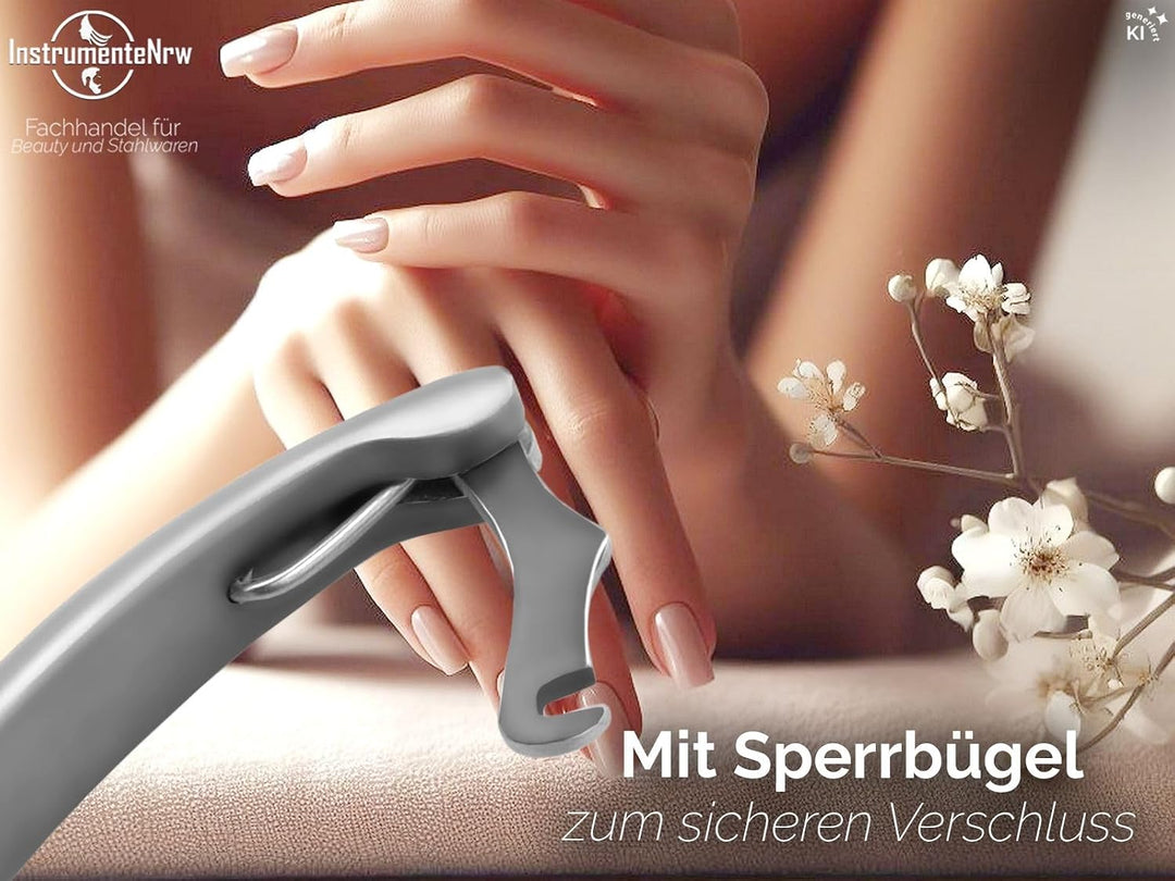 Profi Fusspflege Kopfschneider-Nagelzange mit Doppelter Übersetzung 4-Fach Verschraubt