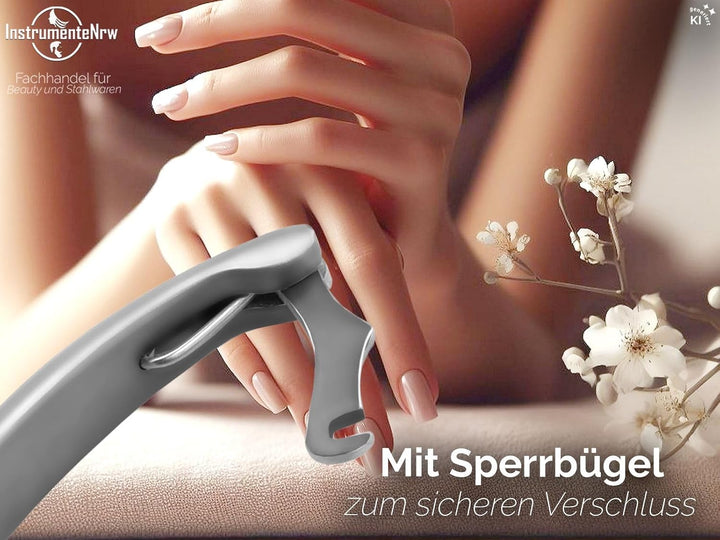 Profi Fusspflege Kopfschneider-Nagelzange mit Doppelter Übersetzung 4-Fach Verschraubt