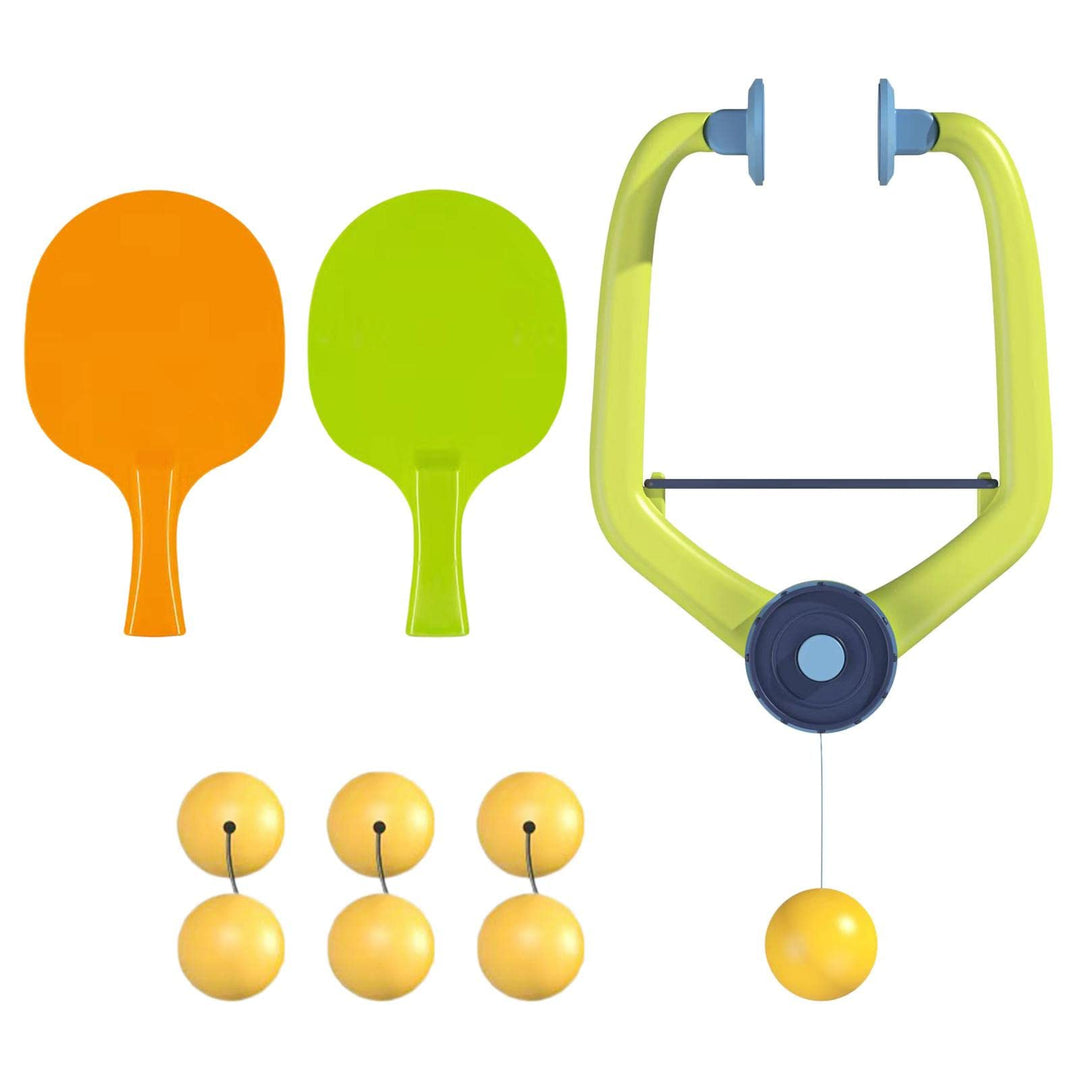 Harilla Kinder-Tischtennis-Trainingsgerät zum Aufhängen für den Innenbereich, PingPong-Trainer, Elte