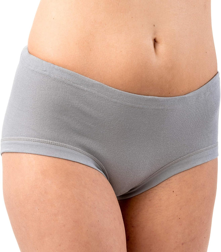 HERMKO 3er Pack Damen Taillenslip aus 100% Bio-Baumwolle mit Tunnelzug und elastischem Beinabschluss