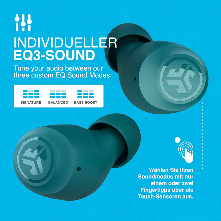 JLab Go Air Pop+ In Ear Kopfhörer kabellos Bluetooth, True Wireless Kopfhörer, 35+ Std. Headphones,