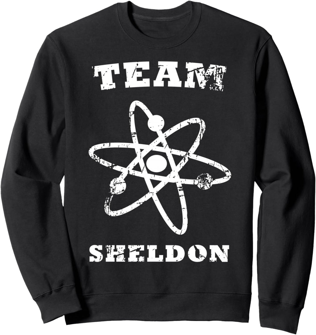 Das Urknalltheory-Logoteam Sheldon Atom Sweatshirt