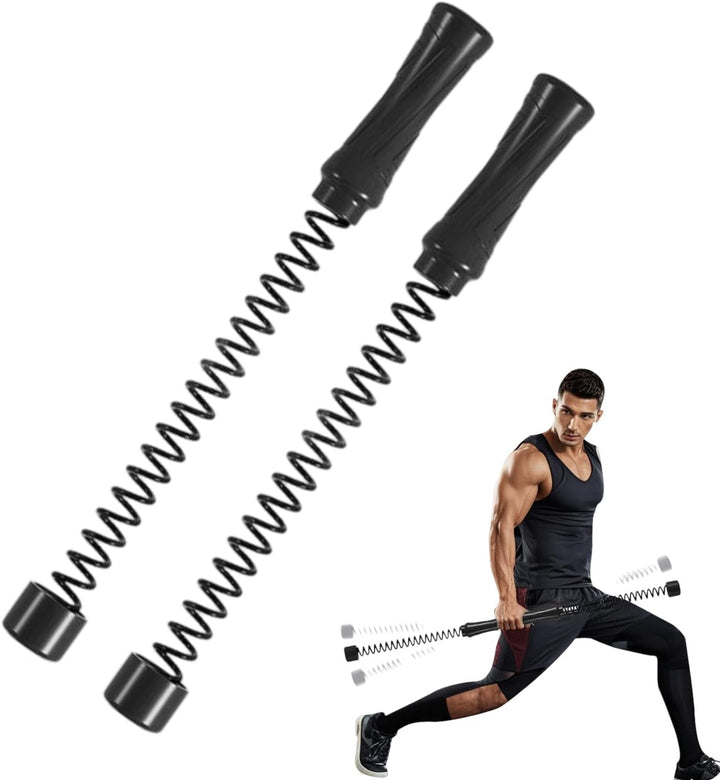 Battle Rope – 2 tragbare Arm-Übungsseile | Multifunktionales Fitnessgerät für das Training zu Hause
