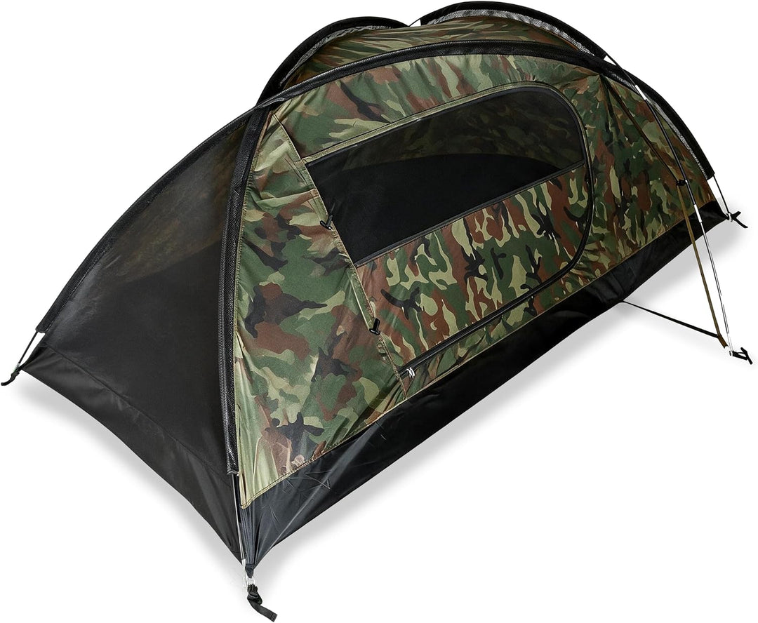 Mil-Tec 1-Mann Zelt Recon Woodland, Woodland