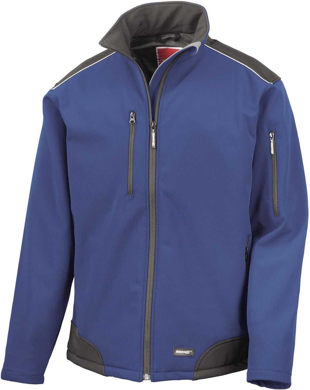 Result Herren R124a Ripstop Softshell Arbeitsjacke 3XL grau / schwarz, 3XL grau / schwarz