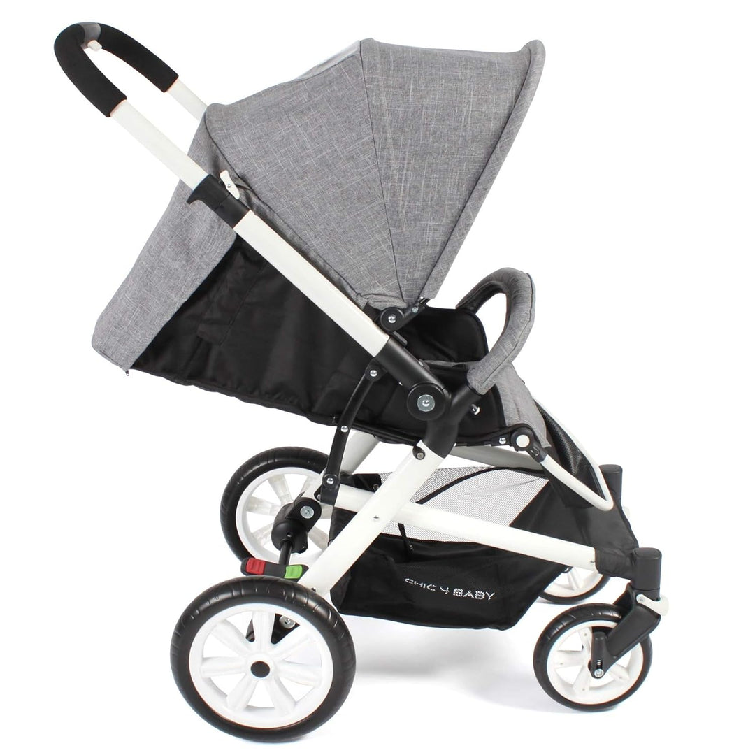 CHIC 4 BABY 157 32 Sportwagen Boomer, Buggy, Kinder-Sportwagen, Melange grau grau 1 Stück（1 er Pack）