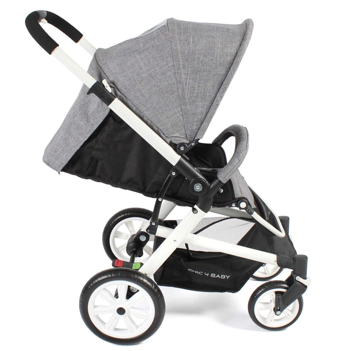 CHIC 4 BABY 157 32 Sportwagen Boomer, Buggy, Kinder-Sportwagen, Melange grau grau 1 Stück（1 er Pack）
