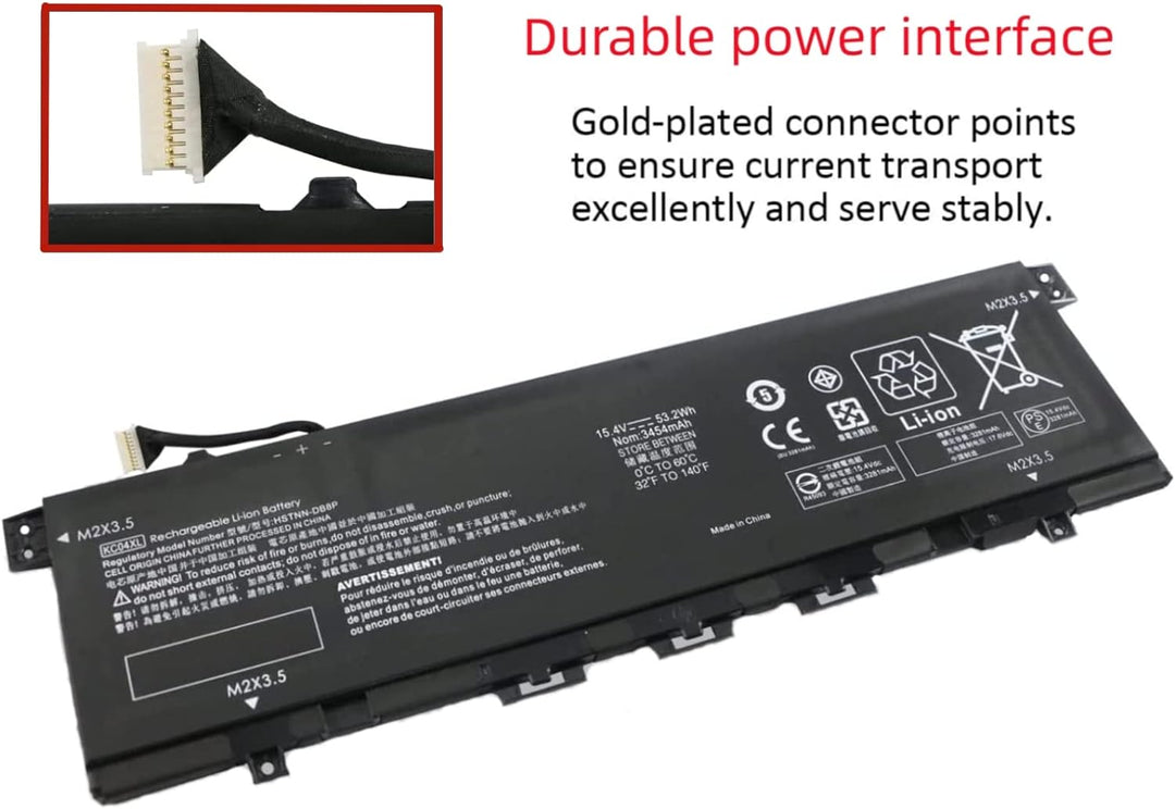 PUGASR KC04XL Laptop Akku Kompatibel mit HP Envy X360 13-AG 13-AR 13-AH 13-AQ 13M-AQ 13T-AQ 13-AH005