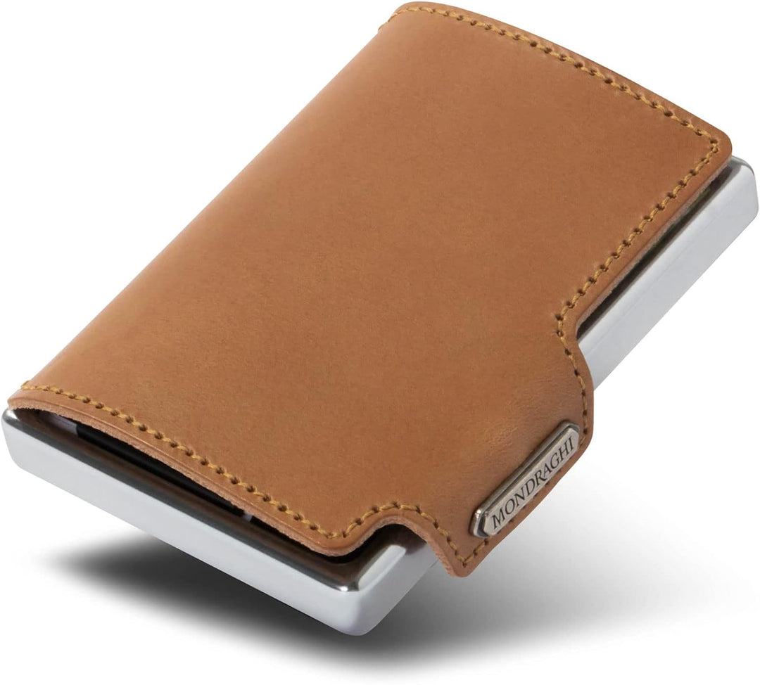 MONDRAGHI Mini-Wallet. Ultraleichte, schlanke Mini-Brieftasche - Kartenhalter und Kartenhalter mit M