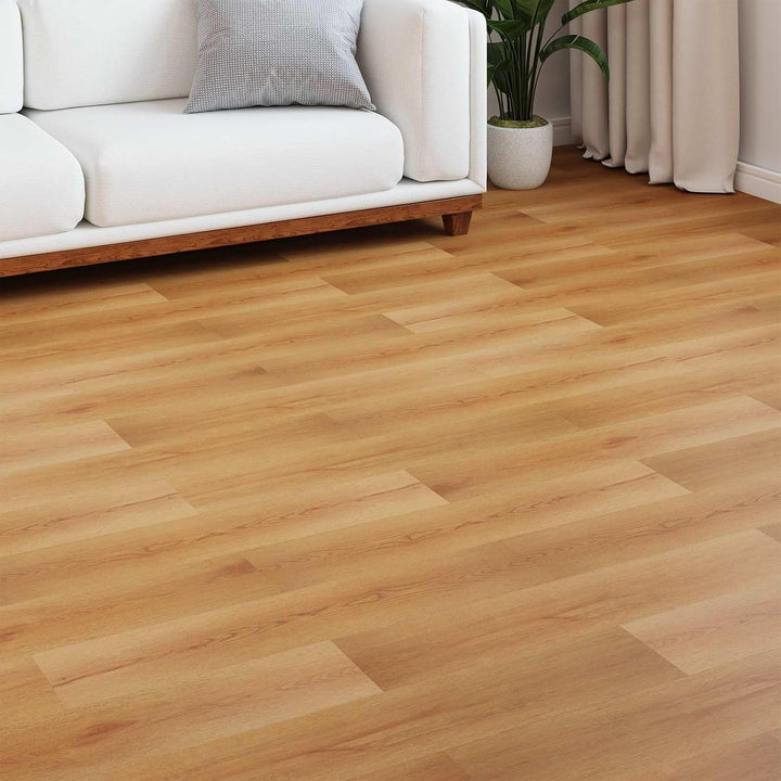 vidaXL Laminatboden Hellbeige 101 x 20 x 0,8 cm 15 stk. Holzwerkstoff, Hellbeige