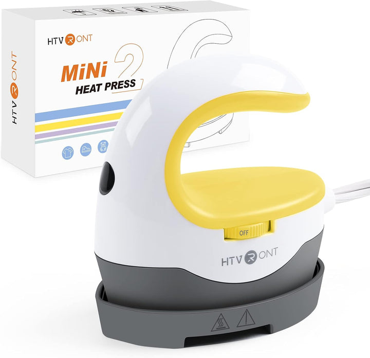 HTVRONT Heat Press Mini Heat Press Machine, Small Heat Press Portable Iron Press Machine for T Shirt