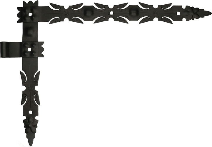 KOTARBAU® Winkelband Geschmiedet 600x460 mm Satz 2x Scharnier + Kloben und Mittelband Komplet Satz f