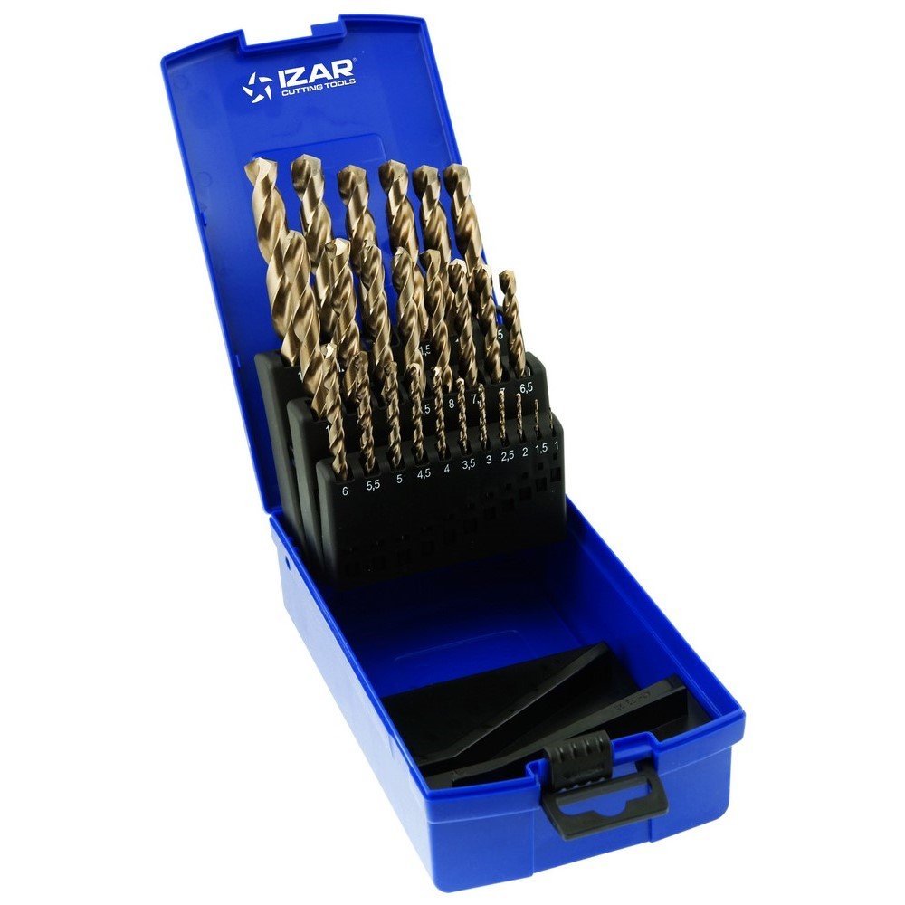 IZAR Bohrkassette, 1 Stück, 1-13x0,5 Kobalt