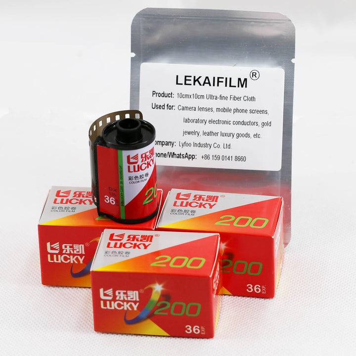3er-Pack 35mm Kamerafilm, ISO 200, Tageslicht-Farbfilm, 36 Aufnahmen für 135er Kamera(3), 3