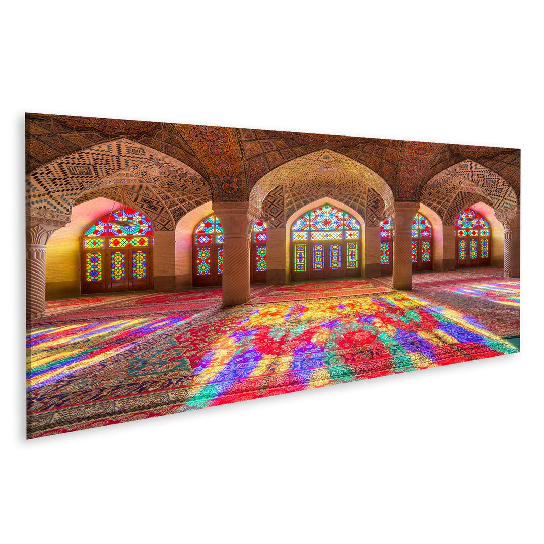 islandburner Bild auf Leinwand Nasir Al Mulk Moschee Shiraz Iran Bilder Wandbilder Poster Leinwand 1