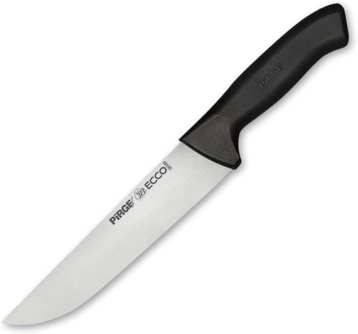 Pirge Ecco Metzgermesser 19 cm Schwarz Schlachtermesser - Fleischermesser - Stechmesser - Exzellente
