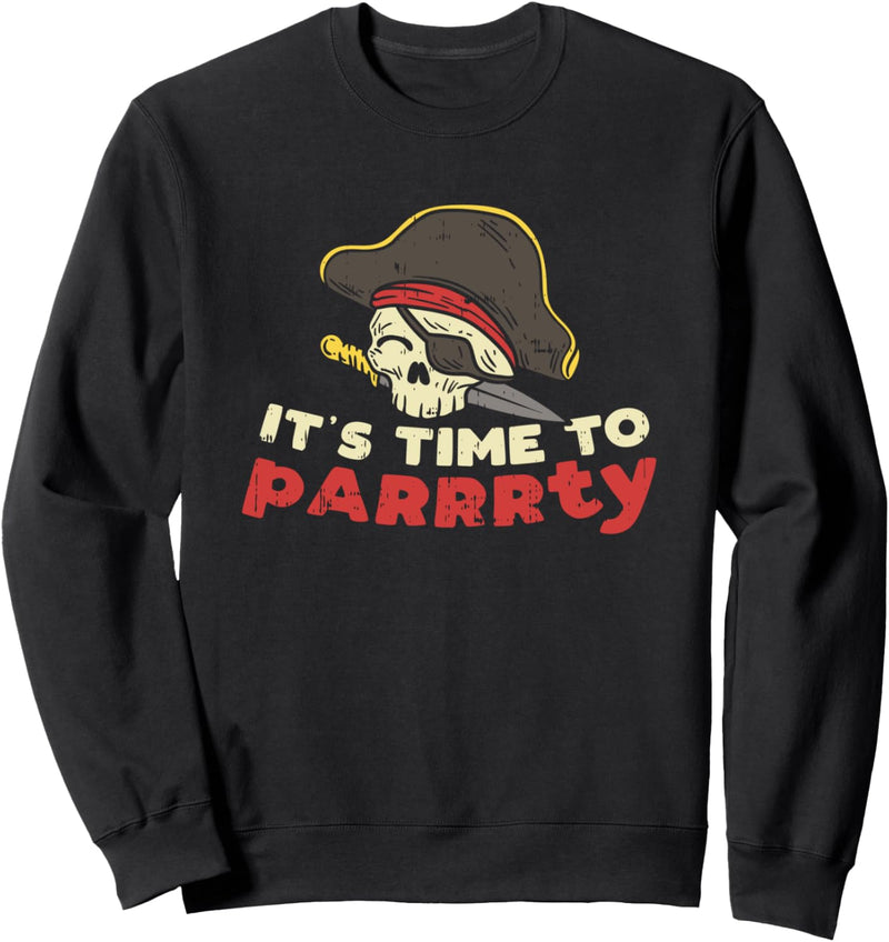 Lustige Piraten Verkleidung Oberteil mit Party Spruch Arrr Sweatshirt