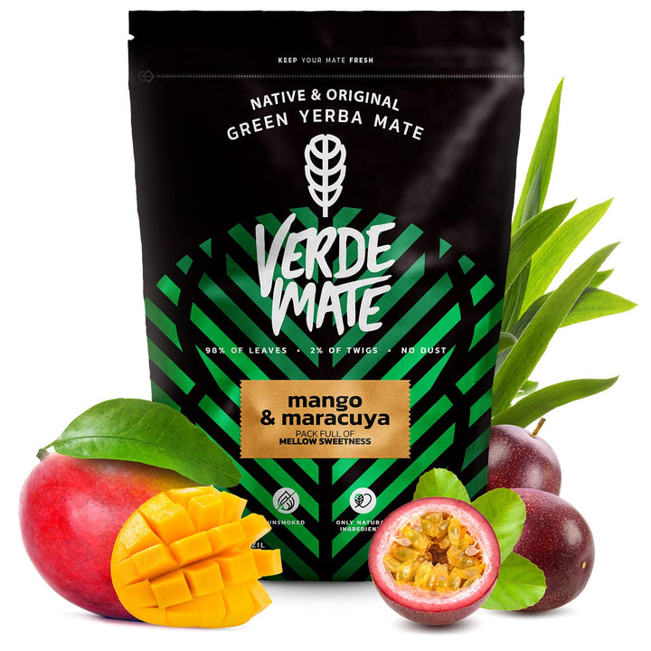 Mate Tee Verde Mate Set 3kg - Yerba Mate aus Brasilien Ananas, Erdbeere, Tropisch, Passionsfrucht, 6