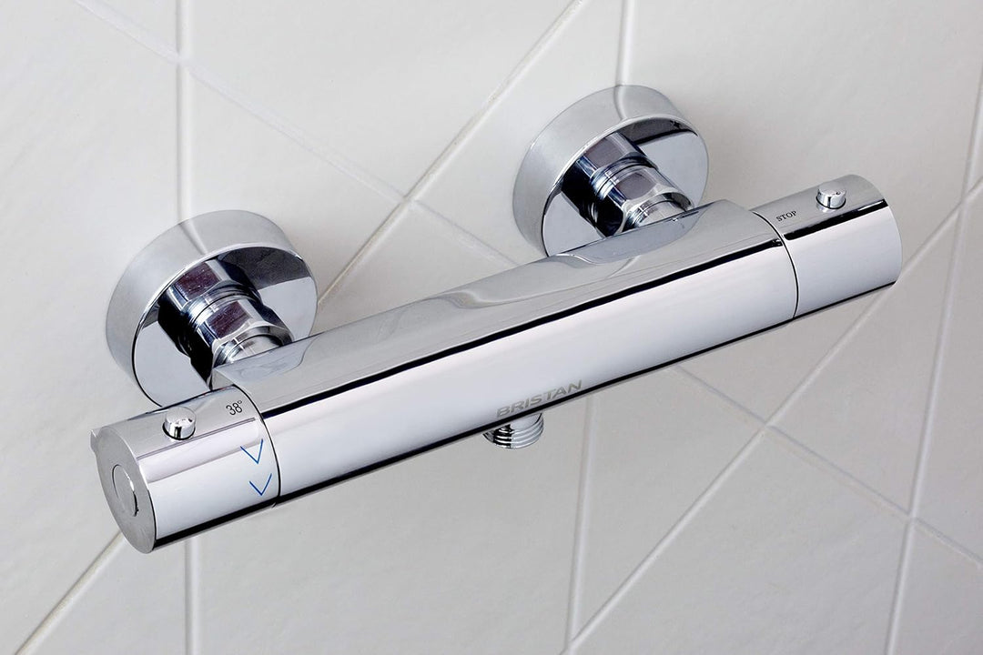 Bristan FZ SHXVOCTFF C Frenzy modernes Cool Touch, aussenliegendes Ventil nur Fast Fit Anschlüsse