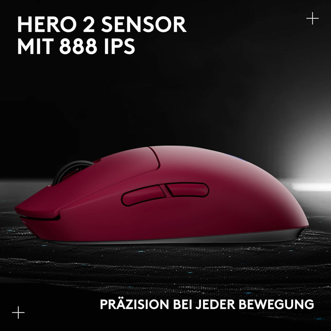 Logitech G PRO 2 LIGHTSPEED kabellose Gaming-Maus für Rechts- oder Linkshänder, mit bis zu 4 anpassb