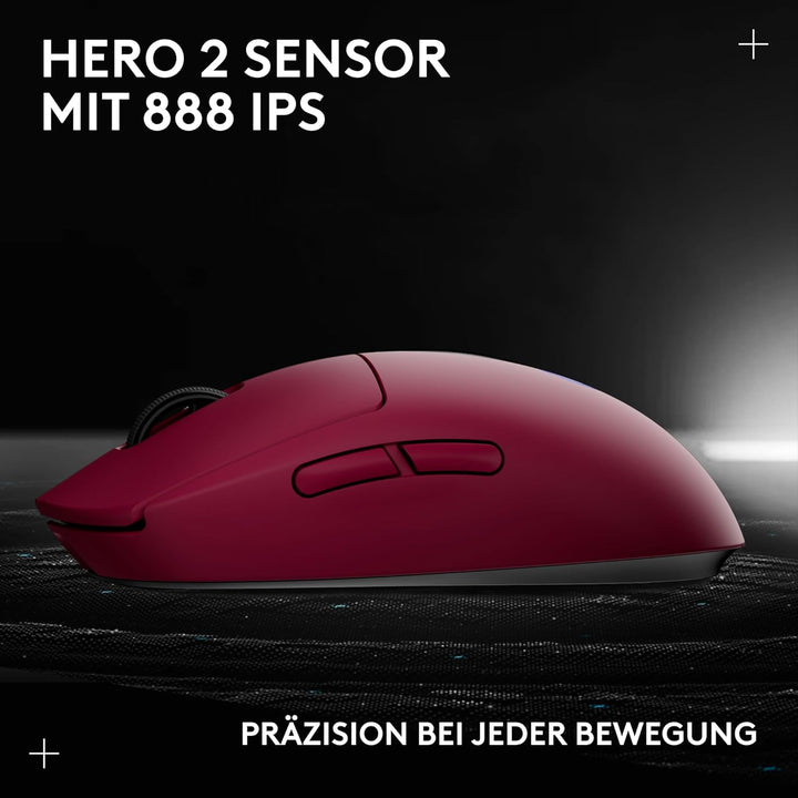 Logitech G PRO 2 LIGHTSPEED kabellose Gaming-Maus für Rechts- oder Linkshänder, mit bis zu 4 anpassb