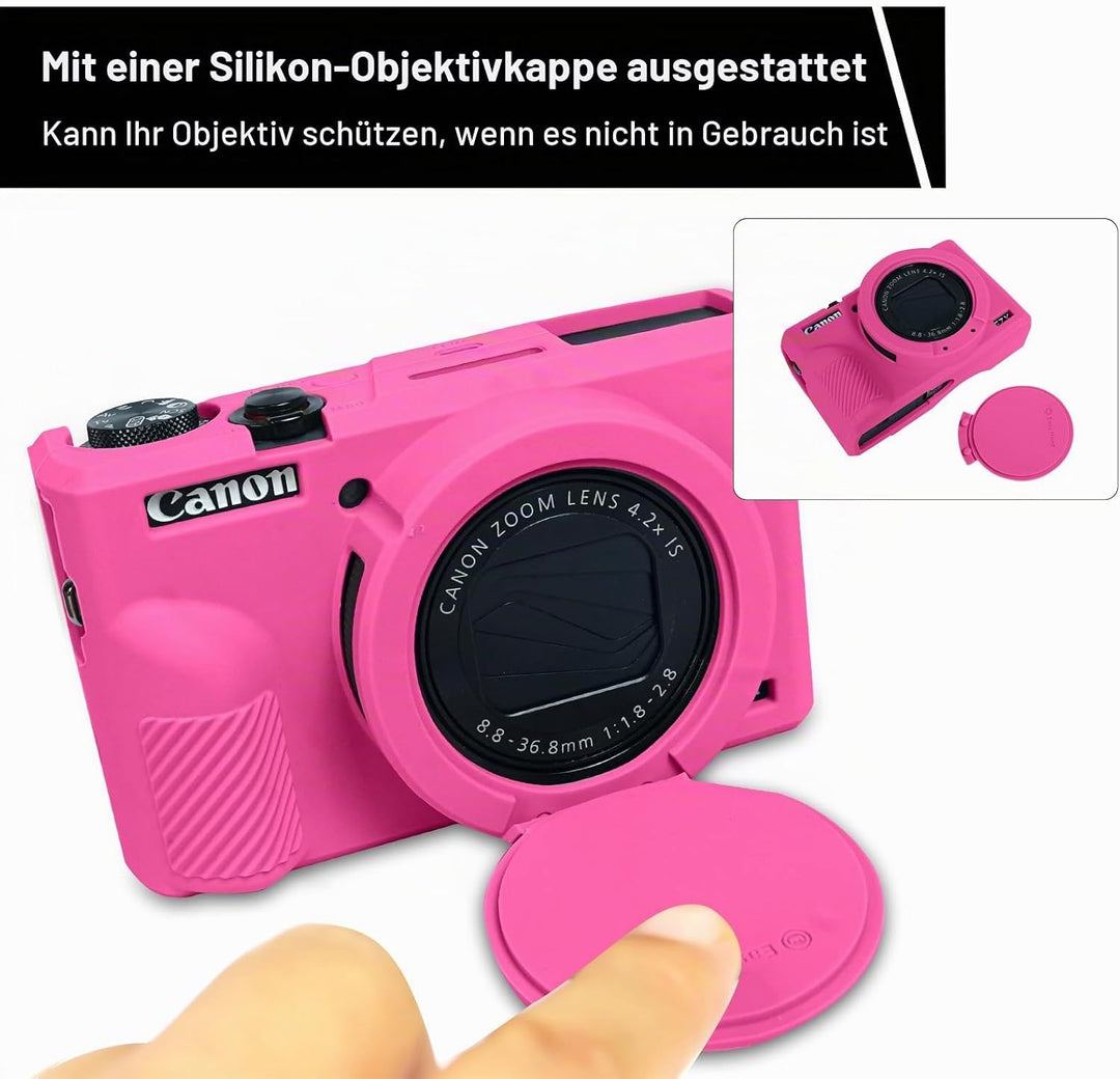 Easy Hood PowerShot G7 X III Kameratasche Silikon hülle für Canon Mark III Digitalkamera Taschen für