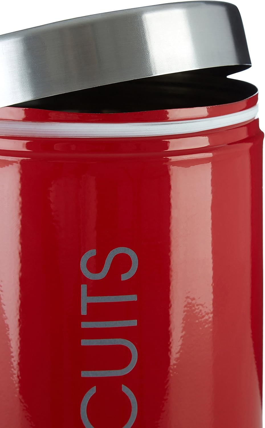 Premier Housewares De Lis Küchenrollenhalter, Cremetall Rot, Rot