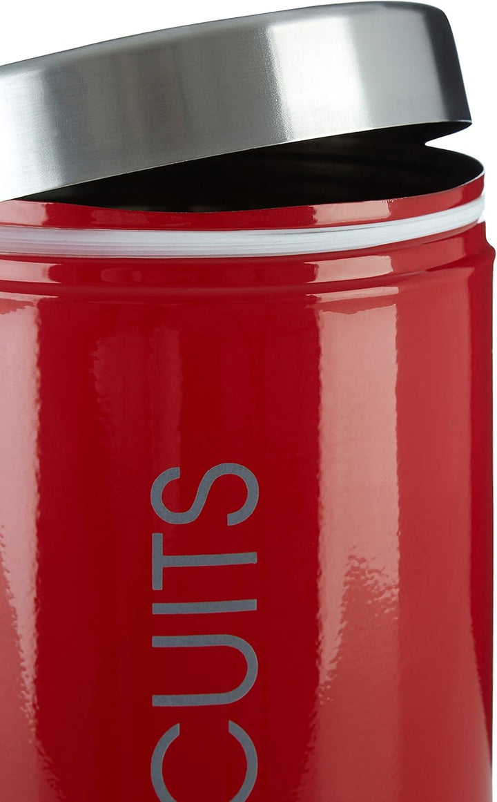 Premier Housewares De Lis Küchenrollenhalter, Cremetall Rot, Rot