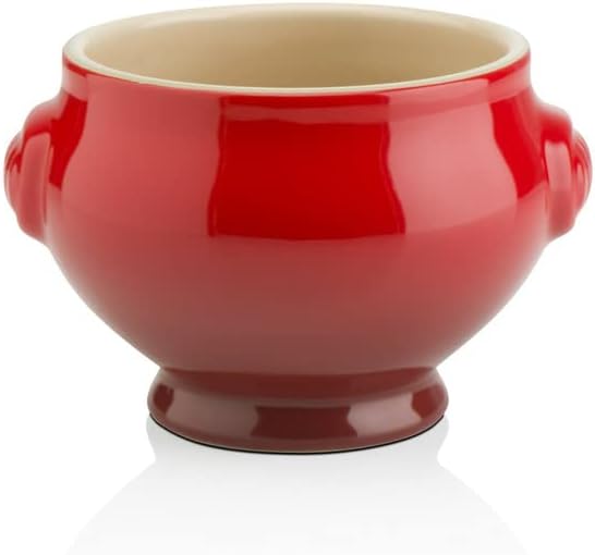 Le Creuset Suppenterrinen 2er-Set, je 600 ml, Steinzeug, Kirschrot