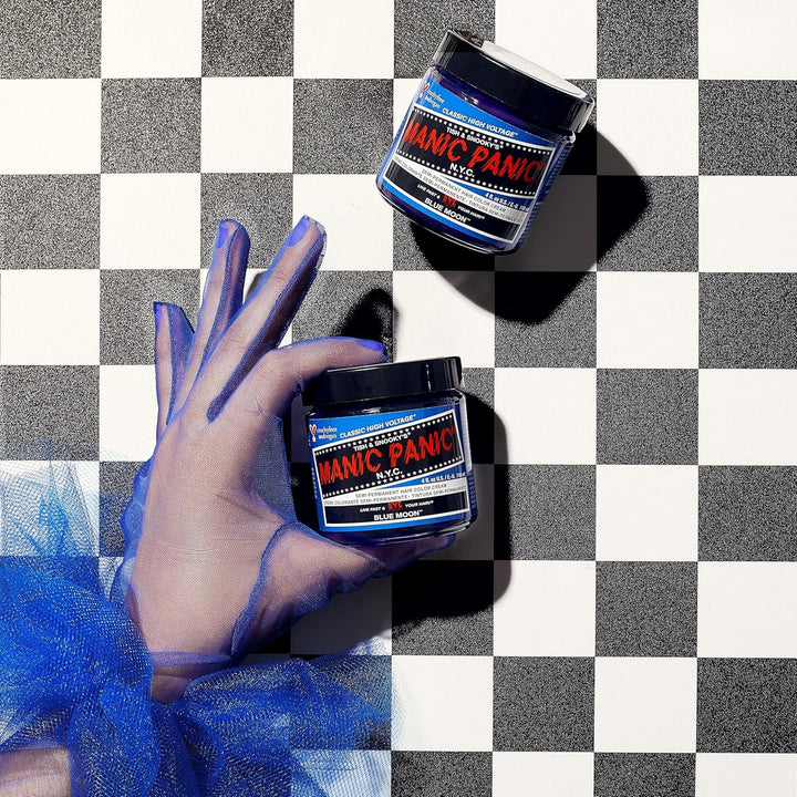 Manic Panic Semi-permanente Haarfarbe in Ultra-Violett, 113,4 g Blau 118 ml (2er Pack), Blau 118 ml