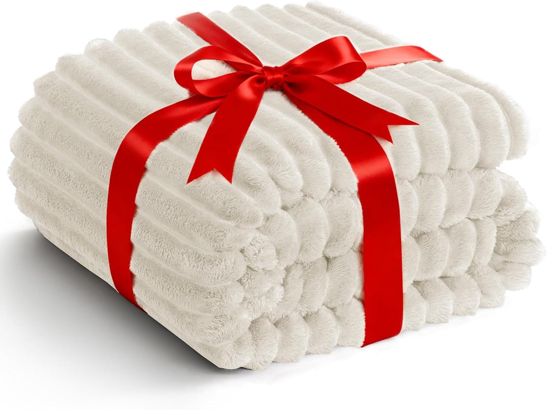 WAVVE Kuscheldecke Flauschig Decke - 150x200cm - Grau - Weiche Flanell Fleecedecke, Sofadecke & Couc