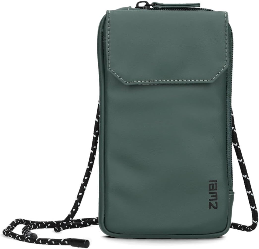 Zwei Handytasche zum Umhängen Cargo CAP30 mit Geldbörse 19 x 10 cm, Münzfach, 4 Kartensteckfächer, u