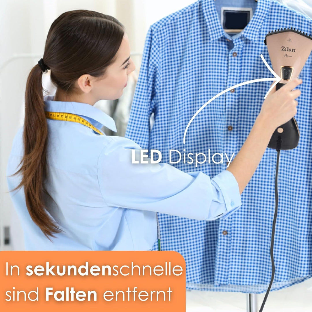 Tragbarer Dampfglätter Kleidung Kompakt Dampfleistung 20g/min Dampfbürste Dampfbügeleisen Hemden Rei