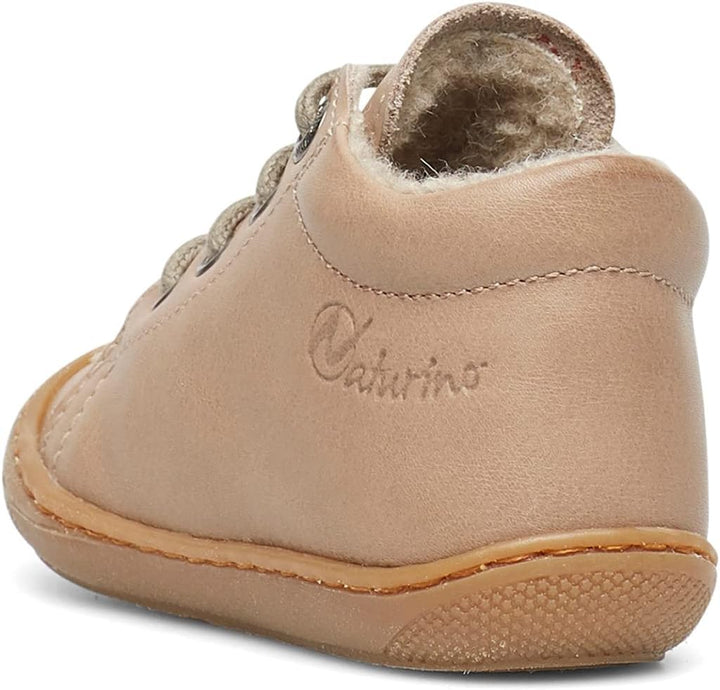 Naturino Cocoon-Lauflernschuh aus Nappaleder-Blau 19 EU Taubengrau Beige, 19 EU Taubengrau Beige