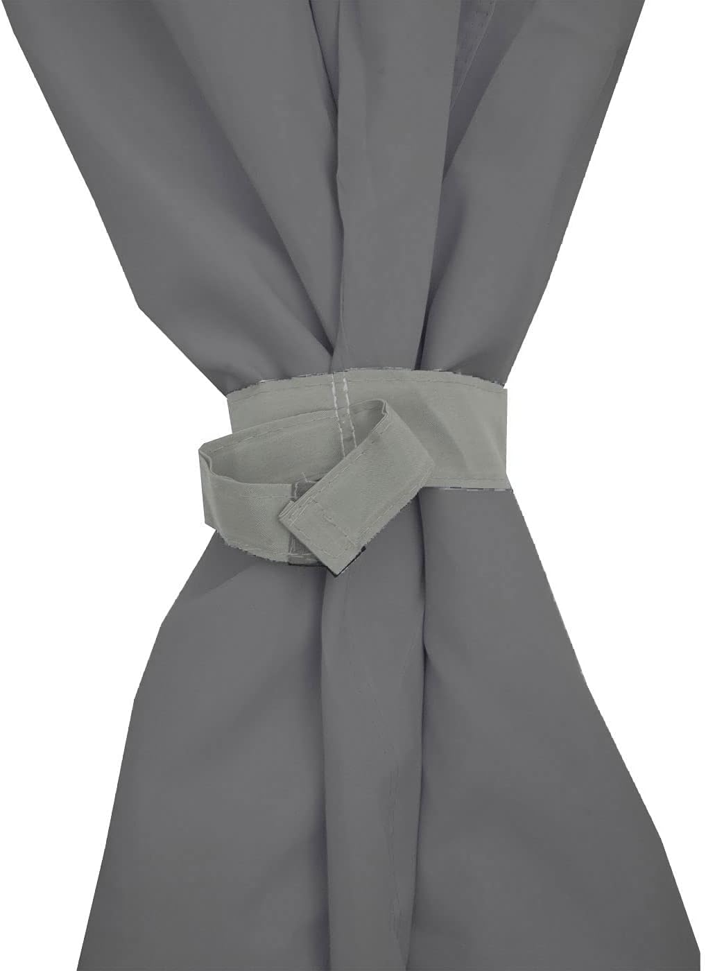 Mendler 4er-Set Seitenwand für Pergola Cadiz-AM, Polyester - grau | Ersatzseitenwand Pavillon, 4x3m,