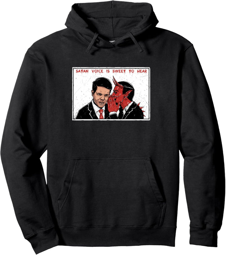 Satan Voice Is Sweet To Hear - Sad Aesthetic Edgy Streetwear Pullover Hoodie