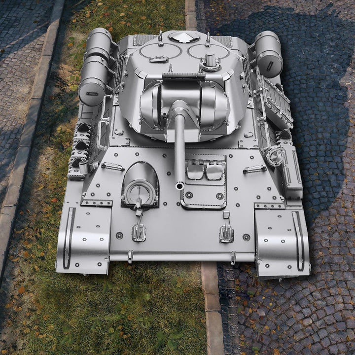 piececool 3D Puzzle Metall Panzerkampfwagen 1:48 T-34/76 Medium Tank, 3D Metall Puzzle Militärmodell