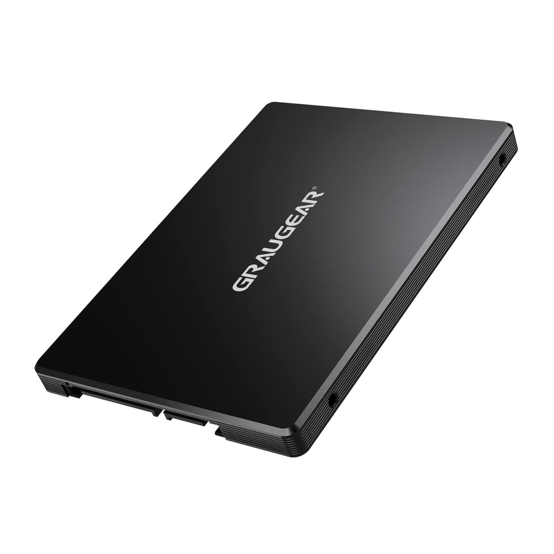 GRAUGEAR Aluminium M.2-SATA SSD Konverter, für B-Key M.2 NGFF zu 2,5” SATA, 2,5“ Bauform, 7 mm Einba