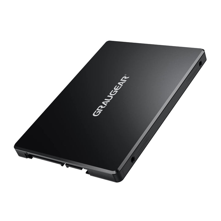 GRAUGEAR Aluminium M.2-SATA SSD Konverter, für B-Key M.2 NGFF zu 2,5” SATA, 2,5“ Bauform, 7 mm Einba