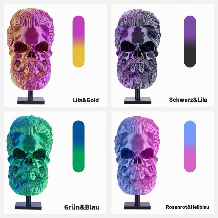 ERYONE PLA Filament 1.75mm, 3D Drucker filament bundle, Multi Color Pack 3D Printer Filament PLA +/-