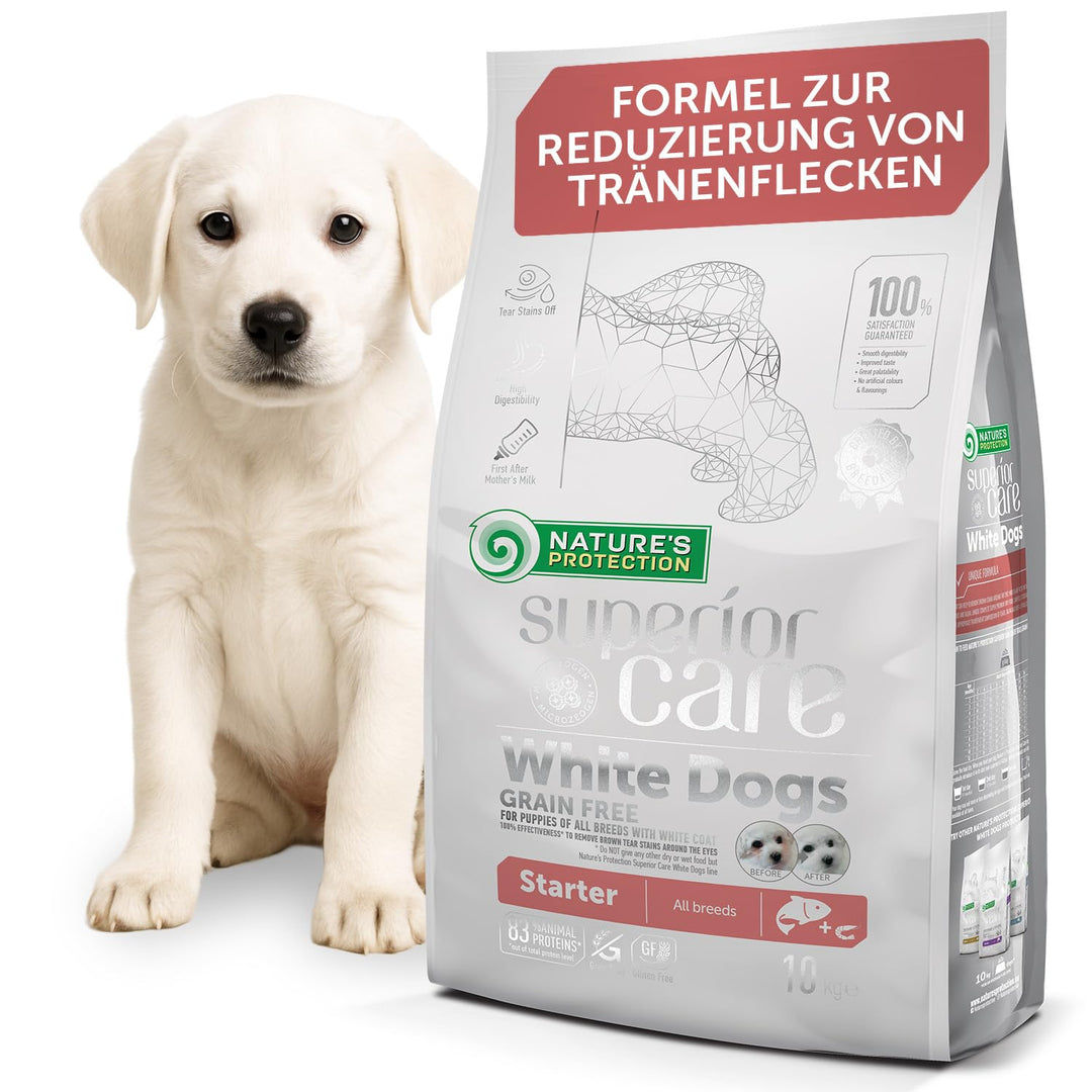Nature's Protection Superior Care Hundefutter Trocken Getreidefrei - Hypoallergenes Welpenfutter mit