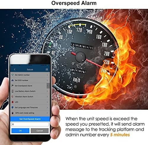 TKMARS 4G Tracker Auto GPS Tracker Auto Echtzeit-Ortung, 90 Tage Standby-Zeit, Stark Magnetisch Wass