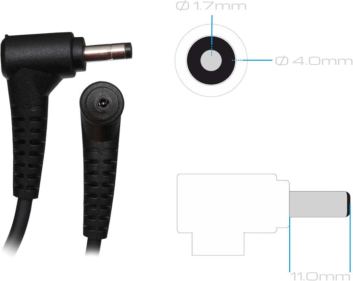 Lenovo IdeaPad 3-14IML05 (81WA) Original Netzteil 45 Watt EU Wallplug abgerundete Bauform