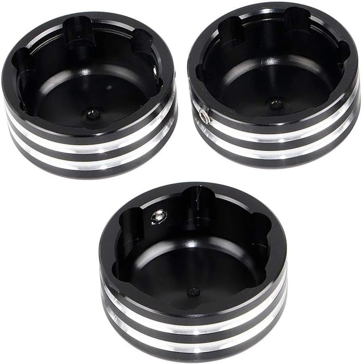 Baceyong Motorrad Obere Gabel Vorbauabdeckungen Achsmutterkappen, CNC Aluminium Obere Gabel Vorbauab