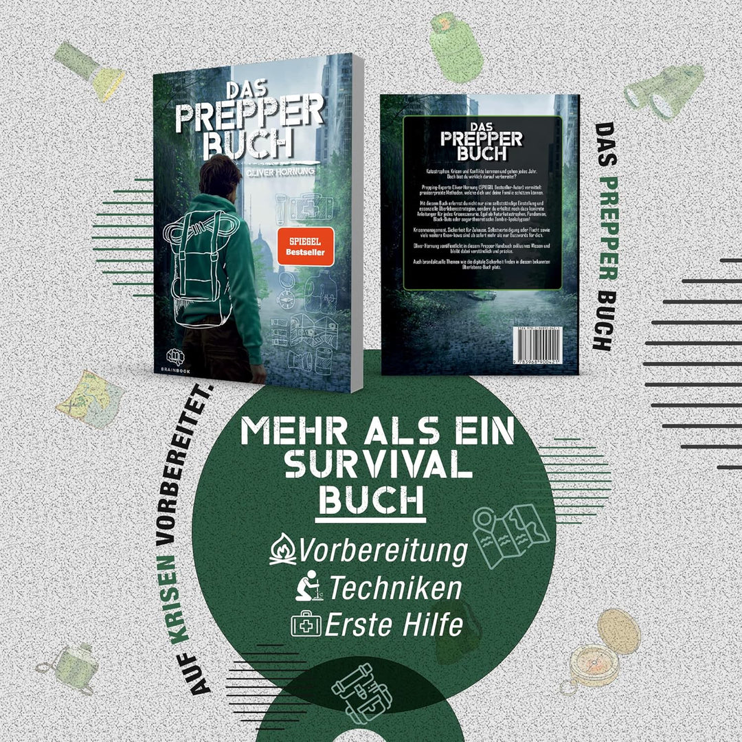 Das Prepper Buch für die perfekte Krisenvorsorge: Mehr als nur ein Survival Buch. Sei für den Ernstf